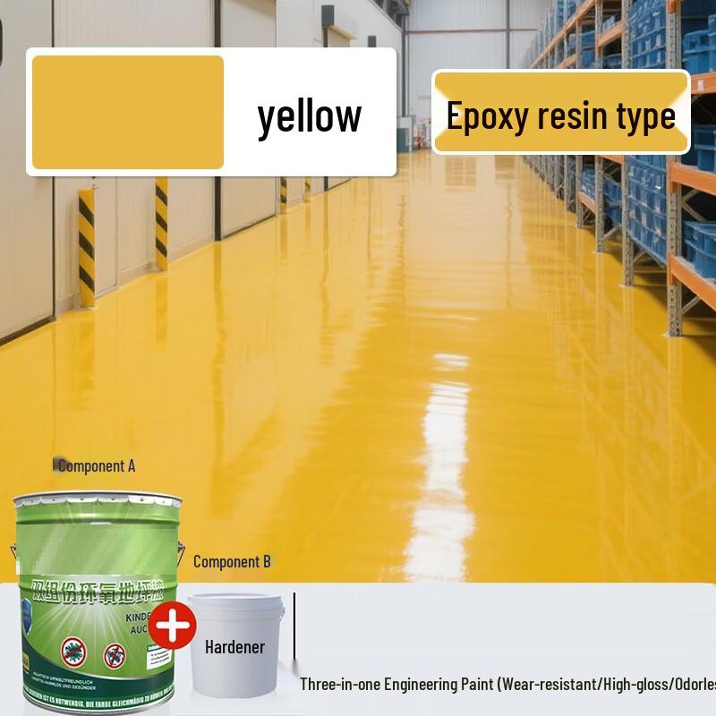 Yunpo 3-in-1 Water-based Epoxy Floor Paint