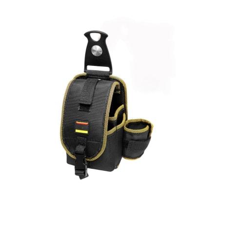 YQSMYXGS | Waist Bag | Tool Pouch | Nail Pouch | Waterproof, Durable, Lightweight Nylon Material | Belt-Attachable | Detachable Tool Holder | Small Or