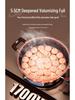 Aux Multi-functional Electric Pancake Maker – 304 Stainless Steel Frying Pan with Deepened and Enlarged Design for Household Use.
