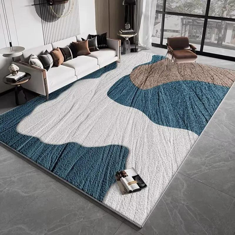 Nordic Abstract Geometric Carpets for Living Room Decoration Home Area Large Area Rugs Soft Bedroom Decor Bedside Lounge Mats