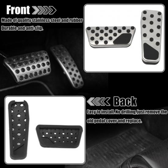 Pack of 1 For Dodge Challenger 2009 Brake Pedal Pad Gas Accelerator Pedal Cover