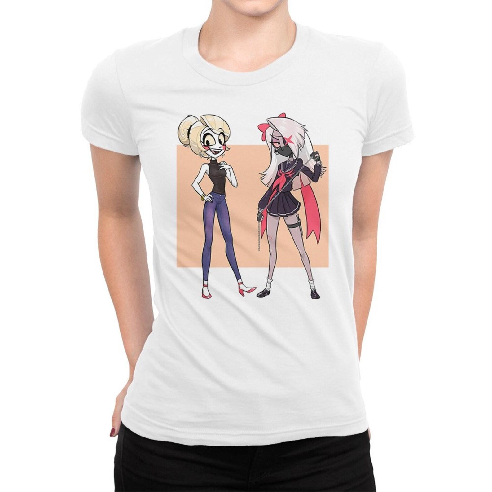 Hazbin Hotel Charlie and Vaggie T-Shirt, Men s and Women s Sizes (drsh-238) 2XL