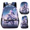 Harajuku Novelty Kpop Youthful School Bags Unisex Paladins Travel Bags 3D Print Oxford Waterproof Notebook Shoulder Backpacks