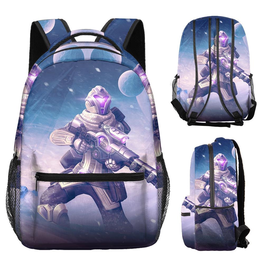 Harajuku Novelty Kpop Youthful School Bags Unisex Paladins Travel Bags 3D Print Oxford Waterproof Notebook Shoulder Backpacks