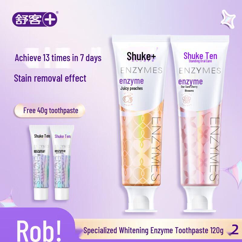Saky+ Enzyme Toothpaste Duo Pack
