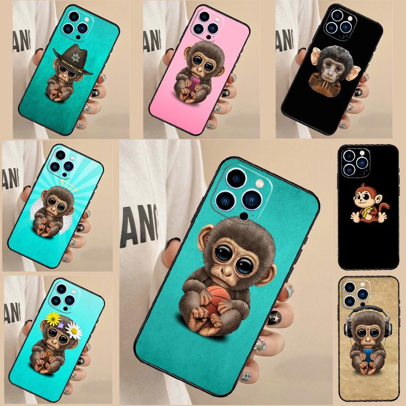 Monkey Gorilla Ape Baby Case For Samsung Galaxy S25 FE S23 FE S20 S21 S22 S24 S25 S26 Ultra S10 S25 Plus Cover Shell
