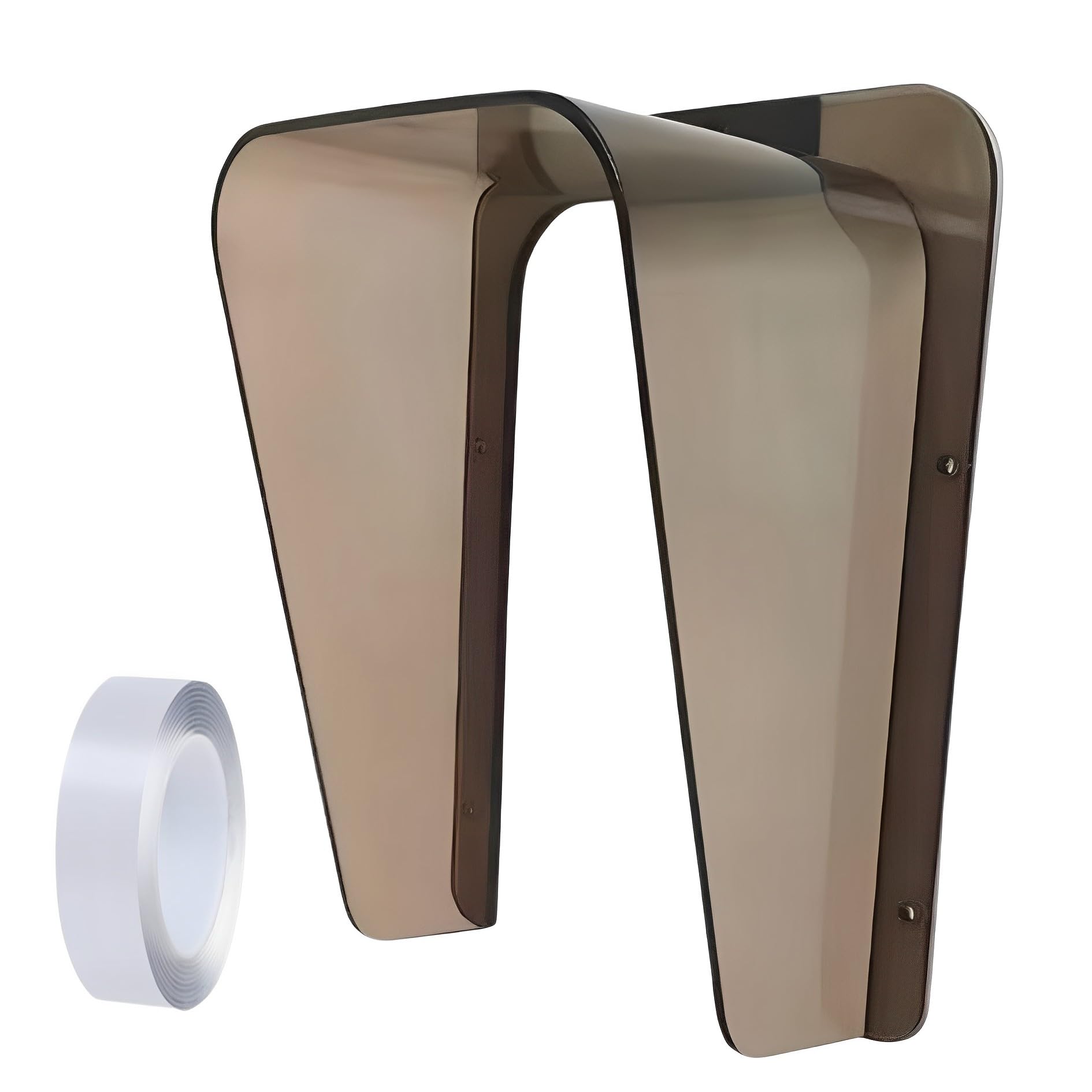 

MIMIA Уличный чехол для домофона с двусторонним скотчем, армированный пластик, защита от дождя и солнца для беспроводных дверных звонков, простая установка (коричневый)