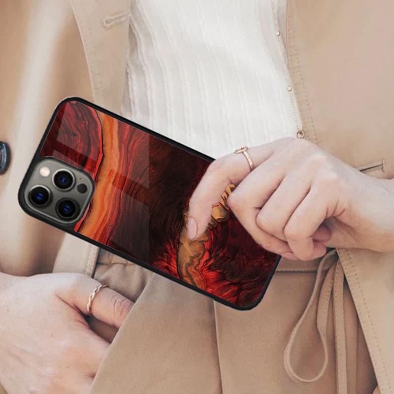 polished tortoise shell Marble Magnetic Phone Case For APPLE iPhone 17 Air 16 14 13 12 Pro Max 15 Plus Wireless MagSafe Cover