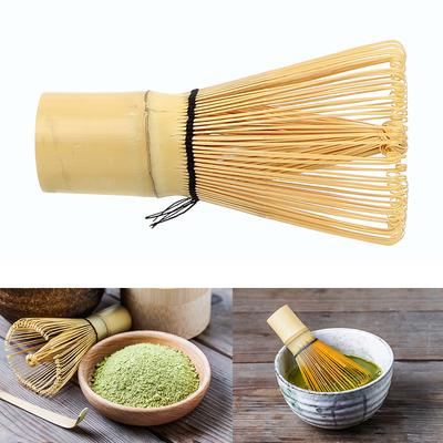 Pennello da Tè Cerimonia Giapponese Chasen di Bambù 100 Frusta per Polvere di Tè Verde Matcha Strumento per il Tè Accessori da Cucina