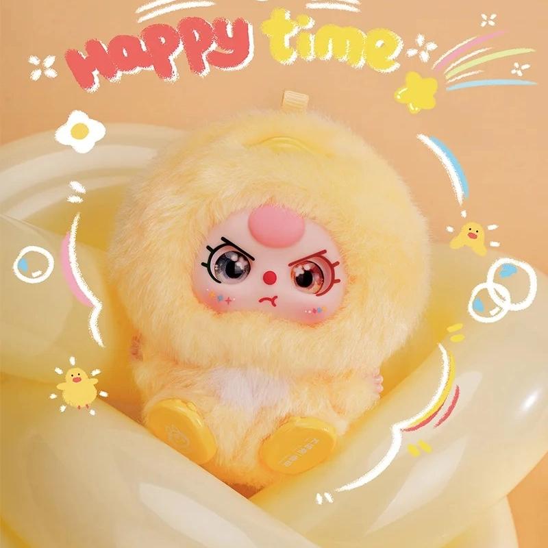 Baby Three Mini Hug Series Vinyl Face Plush Pendant Blind Box Mini Hanging Toy Trend Surprise Box Student Gift Cute Collectible