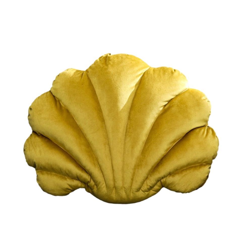 Skin-friendly Shell Throw Pillow Soft Sofa Waist Pillow Unique Car Cushion  Bed