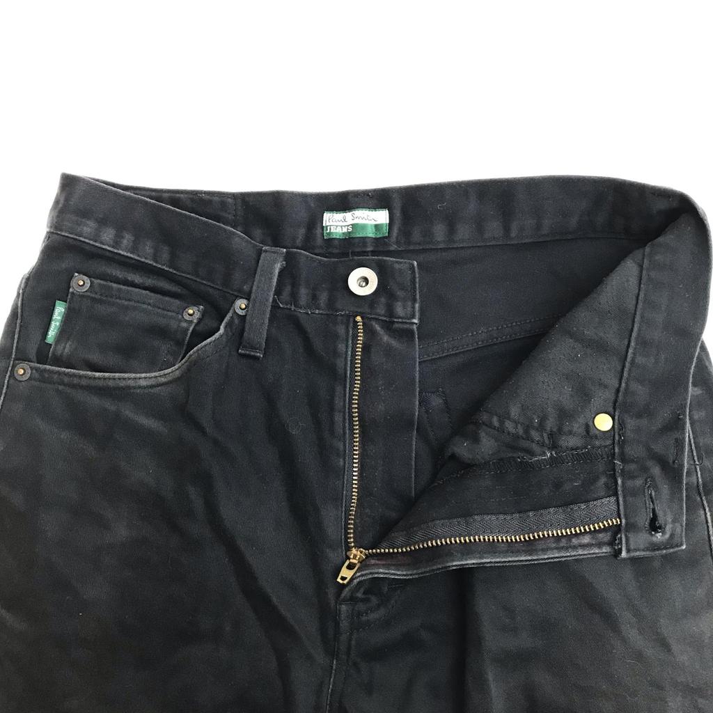 Hergestellt in Japan Paul Smith JEANS Baumwollhose W29 Herren Schrittlänge 72cm Schwarzes Lederetikett(GEBRAUCHT)