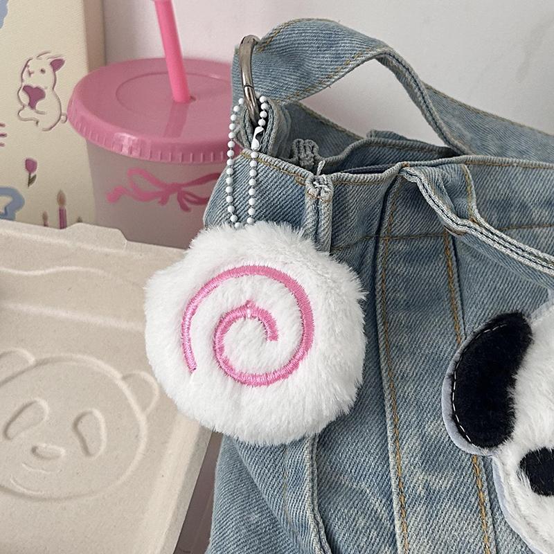 Creative Fish Board Pendant Keychain Cute Cartoon Plush Toy Charm For Women Girls Backpack Decoration Accessories Gifts