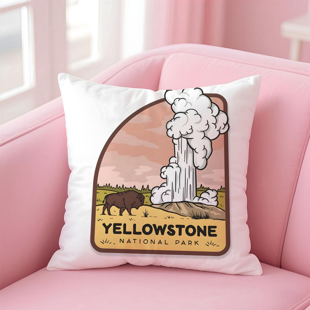Western Drama Hit Y-Yellowstone Cushion Cover Pillow Case Soft Friendly Fabric & Concealed Zipper