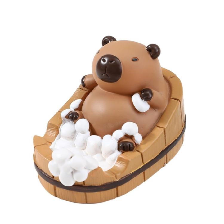 Capybara Desk Statue Phone Holder Stand, Enhances Reading and Entertainment Experience