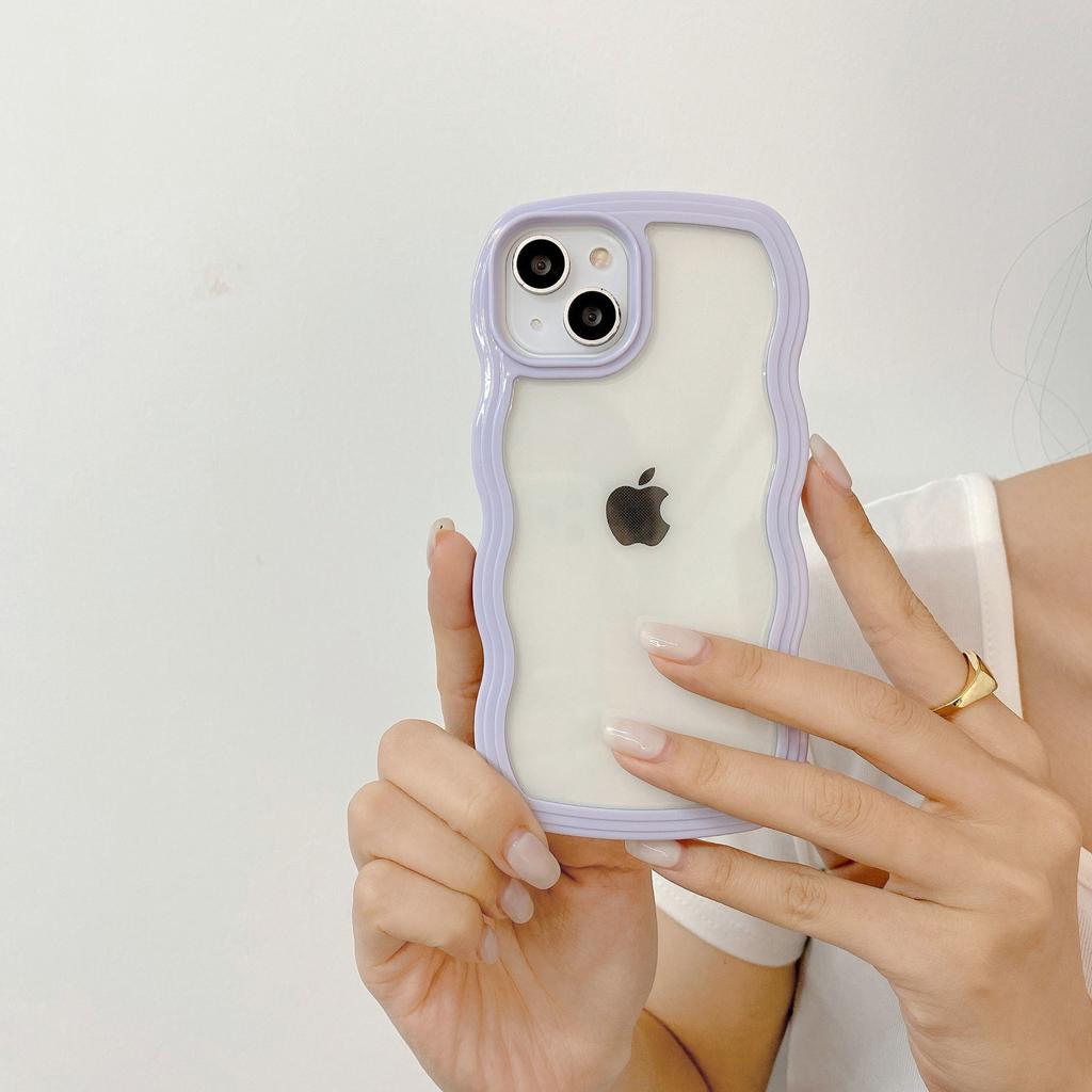 15PRO simple wavy edge 2-in-1 for iPhone17PPOMAX soft phone case Apple protective case 16