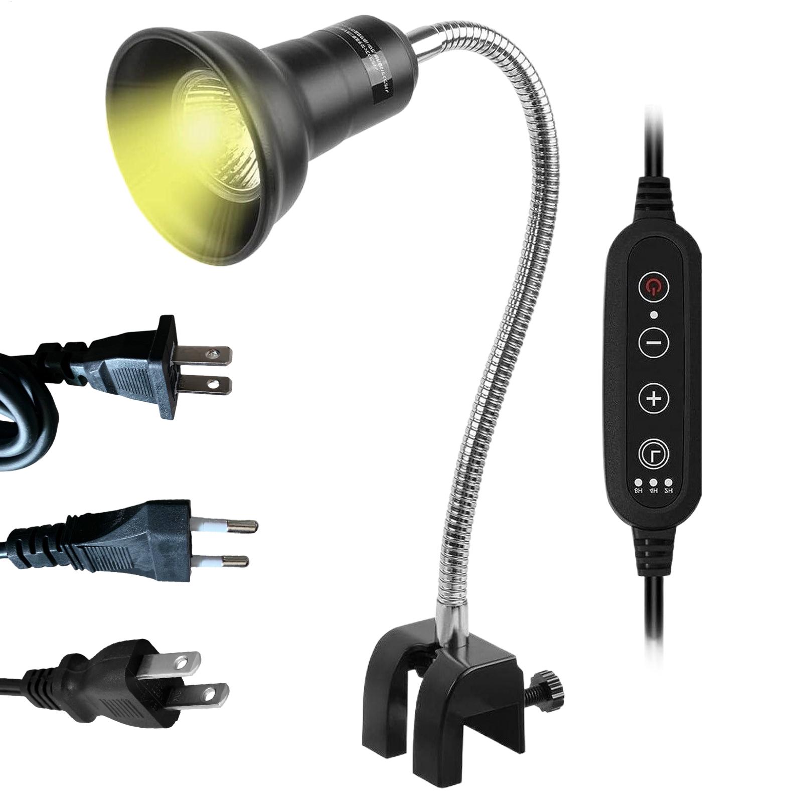 Рептилия Тепловая Лампа Полный Спектр Имитация Дневного Света Террариумная Тепловая Лампа для Рептилий для Геккона Змеи Черепахи Хамелеона Живущий