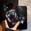Funda Phone Cover Case for Apple iPhone 17 Pro Max 12 16 15 Pro 7 8 14 13 11 Air XR XS MAX Cool Cartoon Wolf