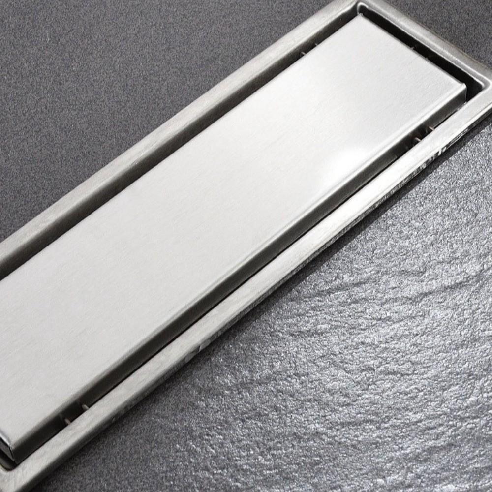 Quick Drainage Rectangular Floor Drain 304 Stainless Steel Deodorant Drainage  Kitchen