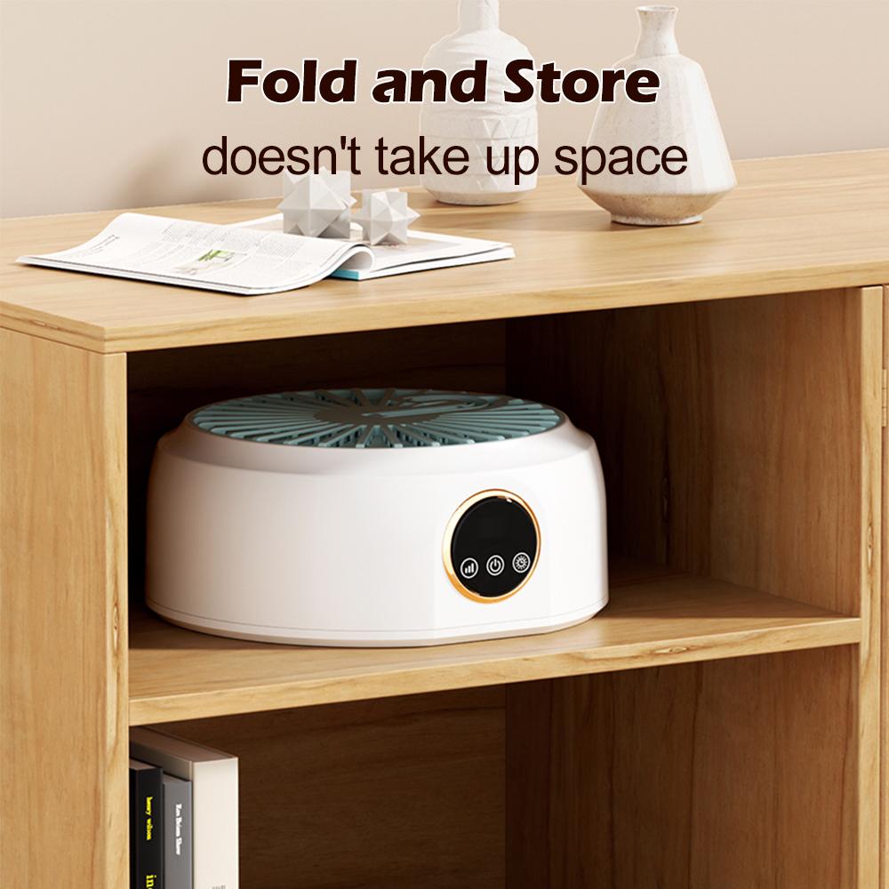 Portable Clothes Dryer Folded Drying Machine Electric Small Mini Dryer for Apartment Dorm RV Travel Timed Fast Drying