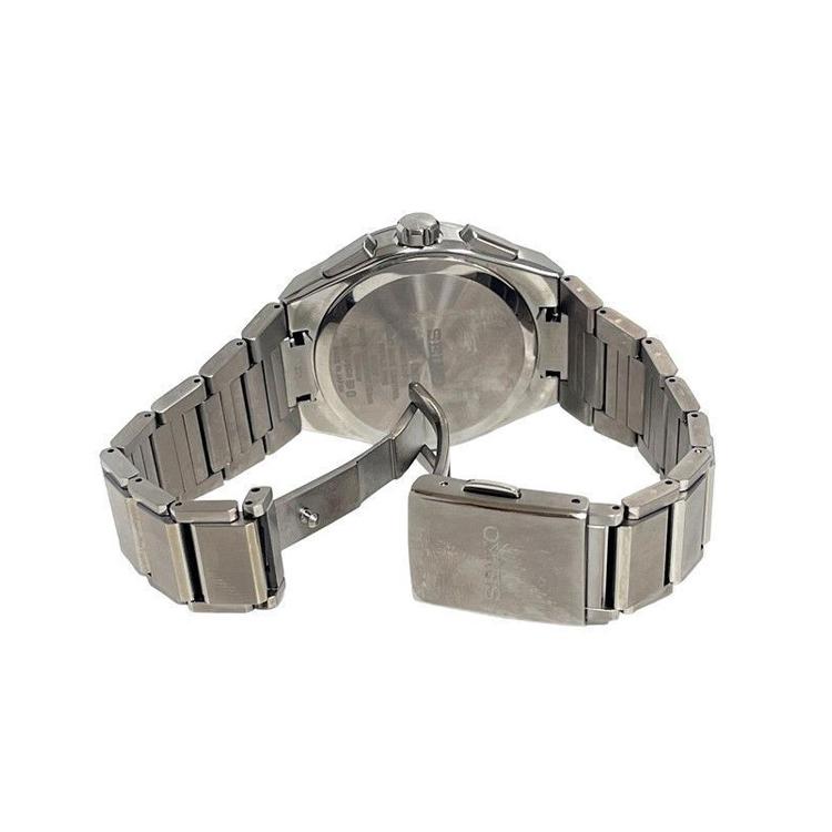 SEIKO Solar Quartz Movement Titanium Strap Watch Men's Watches Gray Dial SBXY043 SBXY043