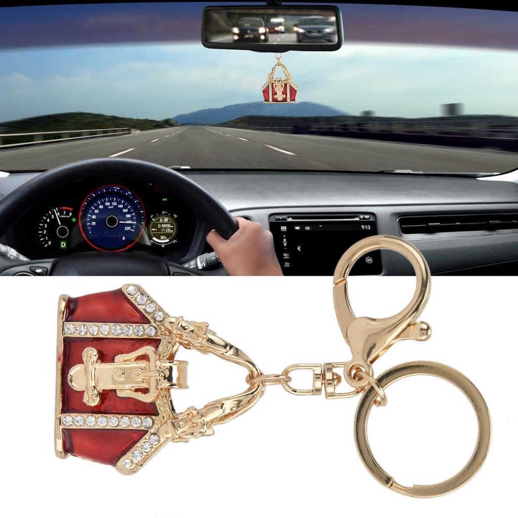 Women Keychain Diamante Handbag Personalised Key s for Women Girls Car Key Crafts Bags