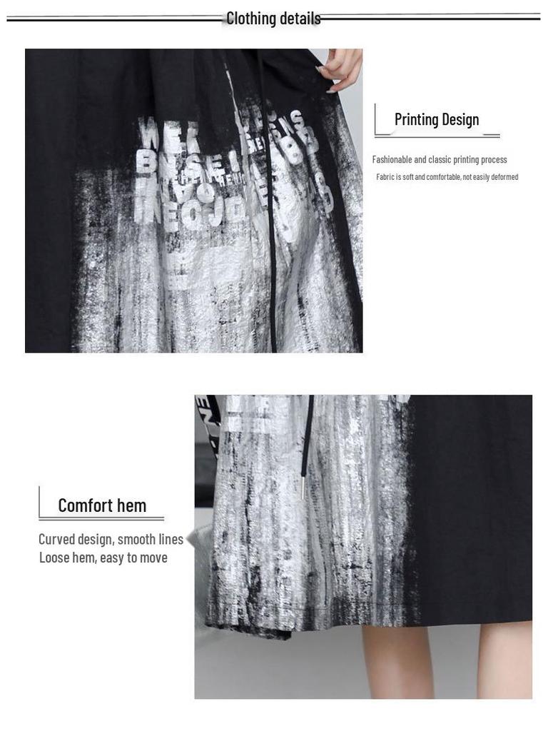 2024 Plus Size Women's Color Block Short-Sleeve Midi Dress