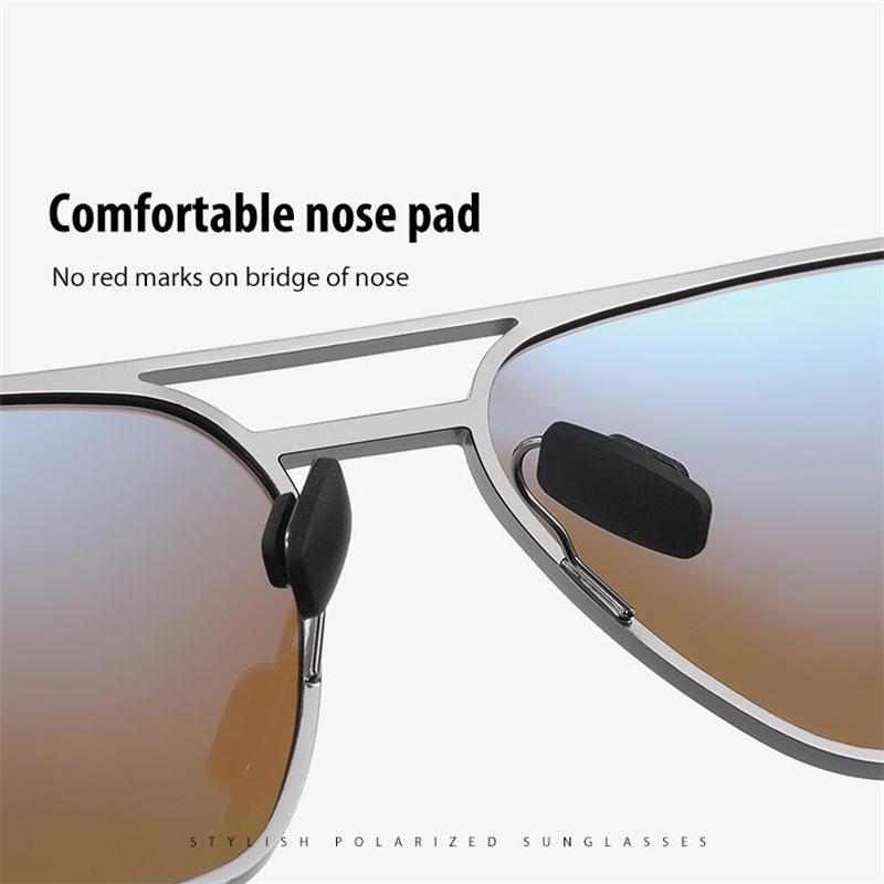 Outdoors Double Beam Square Prescription Sunglasses With Degree Metal Prescription Optical Glasses For Men 0 -0.5 -0.75 To -6.0