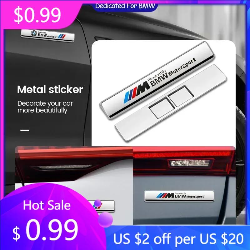 2025 Hot 3D M Logo Car Body Side Badge Body Rear Trunk Decor Sticker Car Modification Accessorie For BMW M Performance E36 E46 E