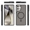 Applicable To Samsung S26Ultra Silver Shield Magnetic Mobile Phone Case S25Ultra Anti-drop S24Ultra Protective Case