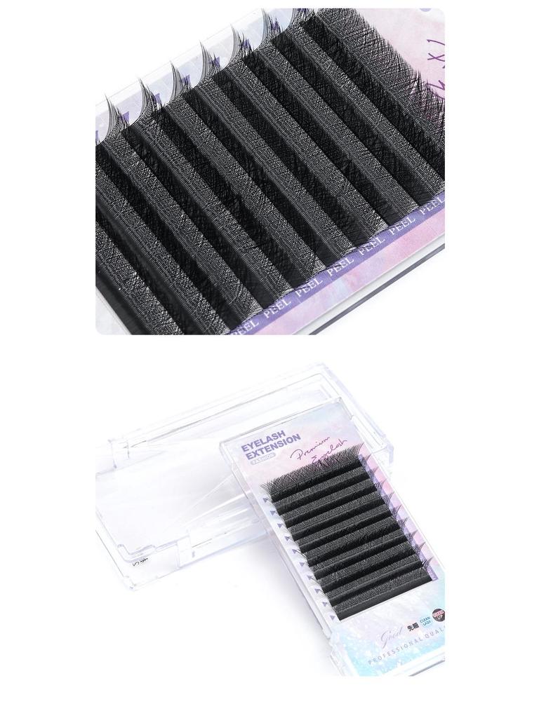 0.05 Large Flower Clover Grafting Eyelashes: Soft, Dense Automatic Extension, Root-Stable, More Voluminous Than YY Type