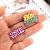 Is It Friday Yet Enamel Pins Me? Sarcastic? Never 80s Baby Drama Brooches Lapel Badges Funny Quetes  Jewelry Gift for Friends