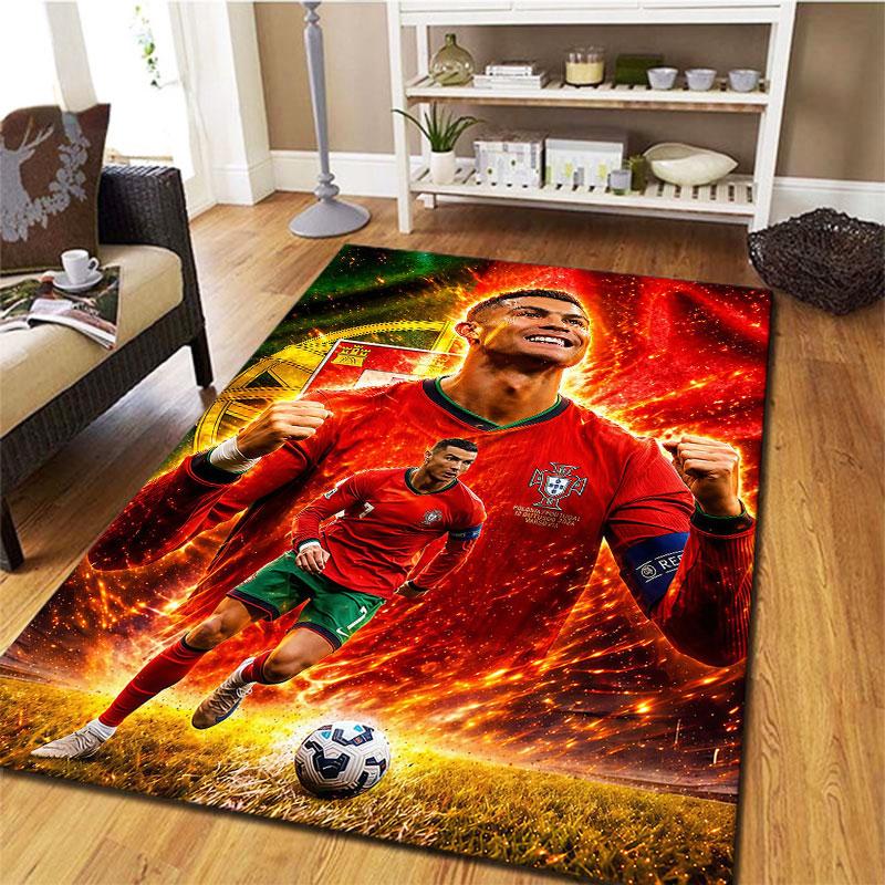CR7 Cristiano Ronaldo Carpet Rug for Living Room Bedroom Home Sofa Decoration,Kids Play Non-slip Floor Mat