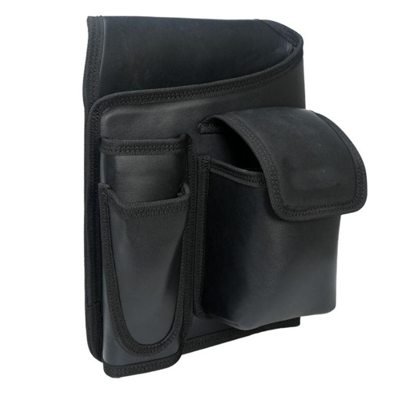 Aug. Multi-Functional Electrician Tool Bag Portable Leather Tool Waist Bag For Tape Measure Hammer Carpenter Waist Bag