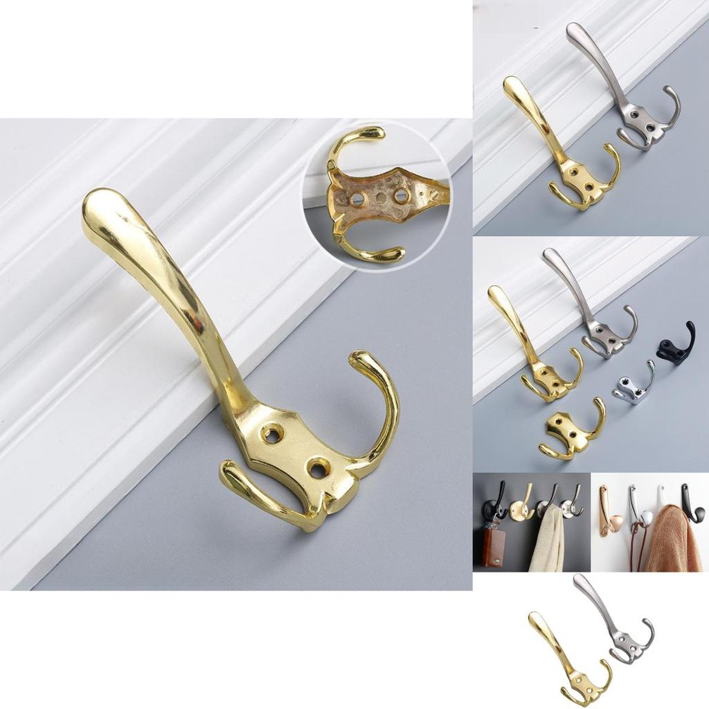 Zinc Alloy Closet Hook With Electrophoretic Finish For Bedroom And Bathroom Storage