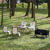 Huilingyang Portable Electric Folding Wagon with Table and 4 Chairs