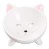 Ceramic Cat Bowl High Foot Protection Cervical Spine Cat Food Bowl Cat Puppy Cat Basin Creative Pet Snack Ceramic Bowl