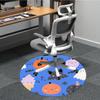 1pc Halloween Pumpkins Office Round Area Rug, Under Office Chairs Bedroom Living Room Home Decor, Room Deco