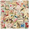 50 Cartoon Retro Time Doodle Stickers Decorate Guitar Notebook Suitcase DIY Waterproof