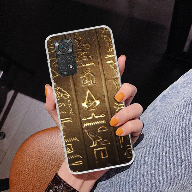 

Egypt Nefertiti Anubis Ankh Pharaoh Phnoe Case for Phnoe Case for Xiaomi Redmi Note 15 14 14S 13 Pro Plus 12 12S 11S 11E 10S 10 Redmi Note 10 4G
