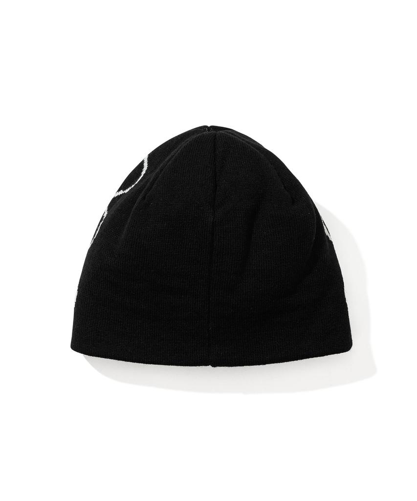 Bieseulaebis Triple Bsr Wave Logo Beanie Black