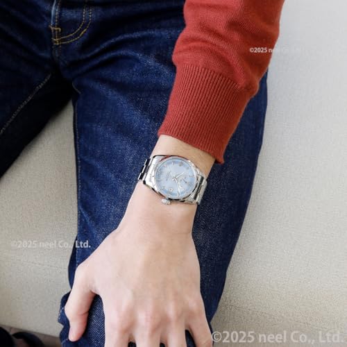 Orient Star RK-AU0109L Men's Automatic Watch with Contemporary Date, Mechanical Movement, Made in Japan, 2-Year Manufacturer's Warranty, Ice Blue