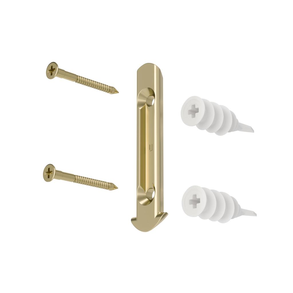 Official umba Loop Curtain Rod, Gold