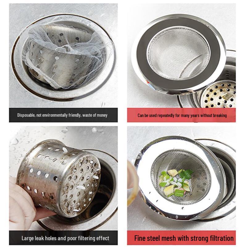 Fumaiide Stainless Steel Kitchen Sink Drain Strainer