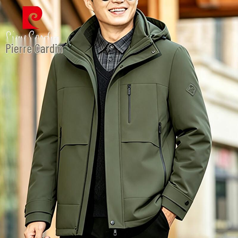 Pierre Cardin Men's Hooded Padded Winter Jacket