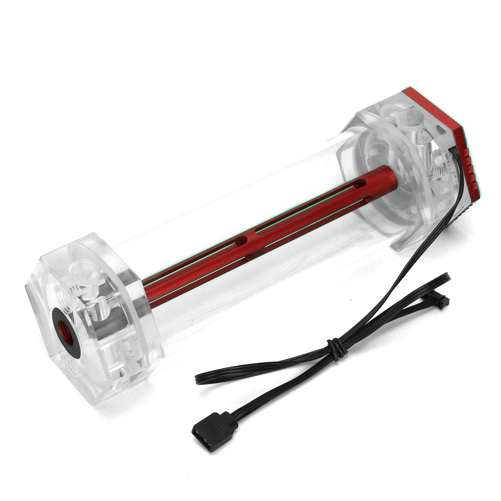 

Водяной охладитель с эффектом RGB-подсветки Symphony, прозрачный шестигранный компьютерный хост с водяным охлаждением