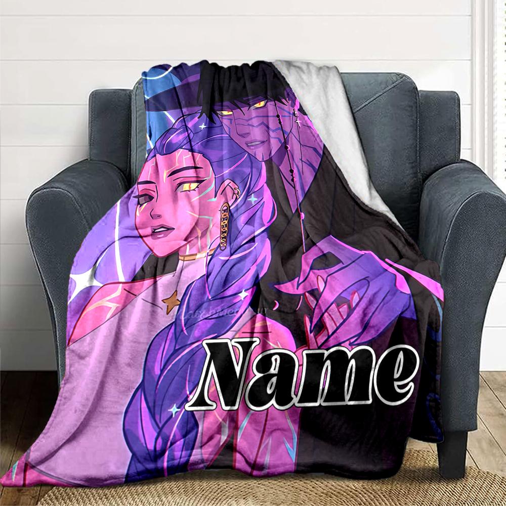 Custom Name Hunter'S Purple Dream Party Blanket For Couch Bed Plush Cozy Fuzzy Blanket Super Soft Warm Blankets For Fall And Winter 0916206