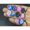 15X20MM Natural Window Druzy Agate Oval Cabochon Loose Gemstone 10 Pcs Lot C-3705