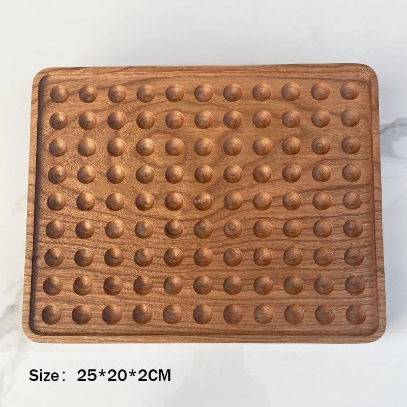 

Wooden Jewelry Display Tray Bracelet Beads Storage Pallet Necklace Jewellery Showcase Pallet Large Capacity Bead Organizer Tray