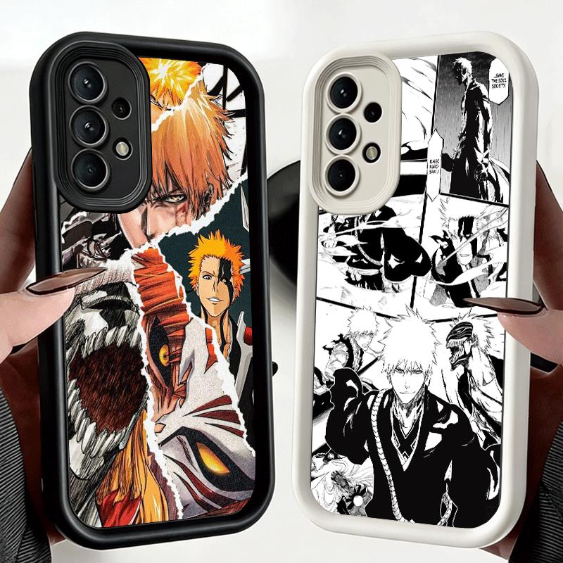 Phone Case for Samsung Galaxy A17 A16 A15 A14 A13 Bleach Anime Ichigo Kenpachi A56 A36 A26 A55 A35 A25 A54 A34 A24 A53 A33 A23 A